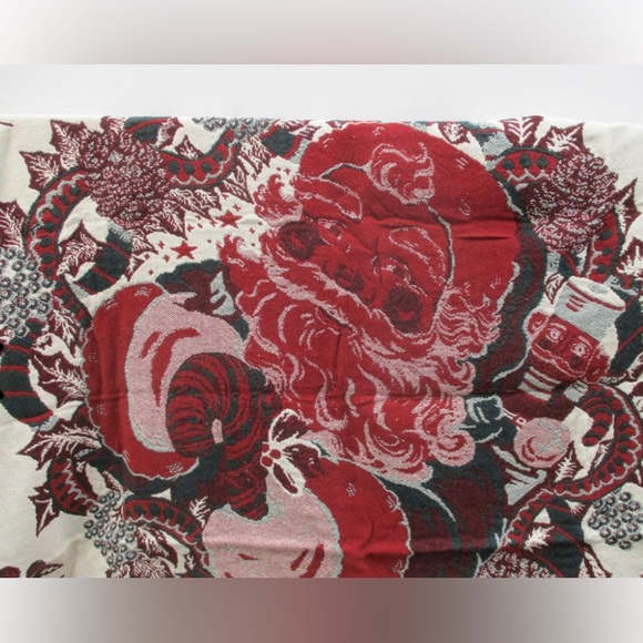 Chatham Santa Throw Blanket Chatham 46x67 - Picture 5 of 6